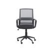 3760185020824-Fauteuil de bureau LIBERTY 01 - accoudoirs fixes - sans appui-tête - noir et gris-Avant-1