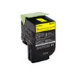 0734646481359-Lexmark 802X - jaune - cartouche laser d'origine-Angle gauche-0