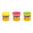 8412027003087-JOVI BLANDIVER - 3 pots de pâte à modeler - 110 g - jaune fluo, vert fluorescent, phosphorescent-Avant-0