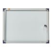 5028252158732-Nobo - Vitrine intérieure 2 A4 (385 x 505 mm) - cadre aluminium fond métal-Avant-0