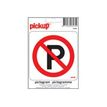 40317540-Pickup - Pictogramme rond - Parking interdit - 100 mm-Avant-0