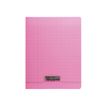 3210330181318-Calligraphe 8000 - Cahier polypro A4 (21x29,7 cm) - 96 pages - grands carreaux (Seyes) - rose-Avant-0