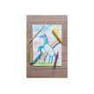 4006381115469-STABILO Woody 3 in 1 - Crayon de couleur pointe large - jaune-Angle gauche-1