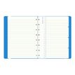 5015142283940-Filofax Saffiano - Carnet de notes à spirale A5 - bleu fluo-Avant-1