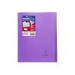 3037929844054-Clairefontaine Koverbook - Cahier polypro 24 x 32 cm - 48 pages - grands carreaux (Seyes) - violet-Avant-0