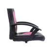 3760185029414-Fauteuil gamer ANZIO - accoudoirs fixes - noir et rose-Gros plan-7