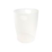 9002493037083-Exacompta Ecobin - Corbeille à papier 15L - blanc glacé translucide-Angle droit-0