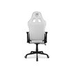 4710483775536-Fauteuil gamer ARMOR Elite - accoudoirs réglables - appui-tête intégré - blanc/gris-Arrière-3