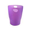 9002493037175-Exacompta Ecobin - Corbeille à papier 15L - violet translucide-Haut-0