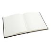 3130631049813-Exacompta Balacron - Livre d'or 26 x 22 cm - 100 pages - noir-Angle gauche-4