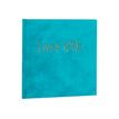 3130630003892-Exacompta Skandi - Livre d'or - 21 x 19 cm - 140 pages - turquoise-Avant-0