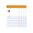 3020121069790-Oxford - Bloc notes - A4 + - 160 pages - grands carreaux - perforé - orange-Gros plan-5