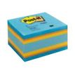 3134375487788-Cube Post-it Couleurs Relax Intense - 76 x 76 mm-Angle gauche-1