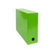 3130630899235-Exacompta Iderama - Boîte de transfert - dos 90 mm - vert citron-Angle droit-0