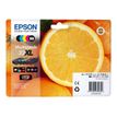8715946645506-Epson 33XL Oranges - Pack de 5 - noir, noir photo, cyan, magenta, jaune - cartouche d'encre origin-Avant-1