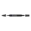 0884955073797-ProMarker - Marqueur double pointe - noir bleuâtre-Avant-0