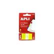 8410782124849-Apli - Marque-pages (Index) - 25 x 45 mm - jaune-Avant-0