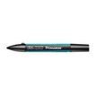 0884955042380-ProMarker - Marqueur double pointe - turquoise-Angle gauche-1