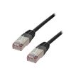 3700224733087-MCL Samar - câble réseau RJ45 CAT 5E F/UTP - 3 m - noir-Angle droit-0