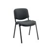 0404051443395-Lot de 4 chaises VISITEUR - gris-Angle gauche-0