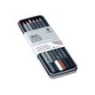 884955064887-Winsor & Newton Studio Collection - Pack de 6 crayons esquisse-Angle gauche-0