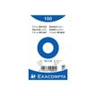 3130631105014-Exacompta - 20 Packs de 100 Fiches Bristol - 7,5 x 12,5 cm - unies - non perforées - blanc-Avant-1