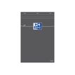 2012347544657-Oxford - Bloc notes - A5 - 160 pages - petits carreaux - 80G - gris-Avant-0