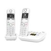 4250366854700-Gigaset AS690A Duo - téléphone sans fil + combiné supplémentaire - avec répondeur - blanc-Avant-0