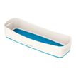 4002432116607-Leitz MyBox - Boîte de rangement format long - blanc/bleu-Angle droit-0