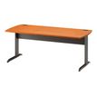 3483600740847-Bureau JAZZ+ - 120 cm - Pieds métal - Aulne-Angle droit-0