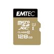 3126170142283-Emtec Elite Gold - carte mémoire 128 Go - Class 10 - micro SDXC-Avant-0