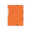 3130632553043-Exacompta Nature Future - 10 Chemises à 3 rabats - A4 - pour 250 feuilles - orange-Avant-0