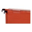 3249441020308-Esselte Kori - 25 Dossier suspendus pour tiroirs - orange - fond 30 mm-Gros plan-1