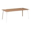 3483600600042-Bureau XENON - 170 cm - Pieds métal - Merisier italien-Angle gauche-0