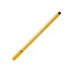 4006381578639-STABILO Pen 68 - Feutre pointe moyenne - jaune curry-Angle gauche-0