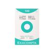 3130630136026-Exacompta - Pack de 100 fiches Bristol quadrillées - 10 x 15 cm - blanc-Avant-0