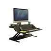 0043859716364-Fellowes Lotus LT - Station assis-debout - noir-Angle gauche-3