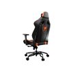 4715302442934-Fauteuil gamer ARMOR Titan Pro - accoudoirs réglables - appui-tête amovible - noir et orange-Arrière-4