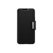 0840104296509-OtterBox Strada - porte folio en cuir pour Samsung Galaxy S22+ - noir-Avant-0