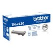 4977766779494-Brother TN2420 - noir - cartouche laser d'origine-Angle gauche-0