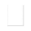 3130630624325-Exacompta - Papier listing blanc - 1000 feuilles 240 mm x 12" - bandes Caroll détachables - microperforati-Avant-0