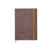 3037921174531-RHODIA Rhodiarama - Carnet souple A5 - 160 pages - pointillés - chocolat-Avant-0