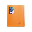 3037929814095-Clairefontaine Koverbook - Cahier polypro 24 x 32 cm - 96 pages - grands carreaux (Seyes) - orange-Avant-0