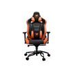 4715302442934-Fauteuil gamer ARMOR Titan Pro - accoudoirs réglables - appui-tête amovible - noir et orange-Avant-1