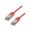 3700224705503-MCL Samar - câble réseau RJ45 CAT 5E F/UTP - 3 m - rouge-Angle droit-0