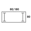 0404000122760-Bureau droit LOFTER - L140 cm - Plateau imitation chêne clair - pied Carbone--3