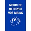 0404000019930-Novus Dahle - Tapis de distanciation sociale - Nettoyage mains - bleu - 60 x 90 cm --0