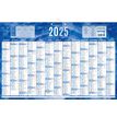 3592930000085-Calendrier bancaire année civile BOUCHUT "228 Bleu" 43 x 65 cm coloris bleu Pefc 70 %--0