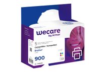 Cartouche compatible Brother LC900 - pack de 5 - noir x2, cyan, magenta, jaune - Wecare