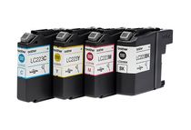 Brother LC223 - Pack de 4 - noir, cyan, magenta, jaune - cartouche d